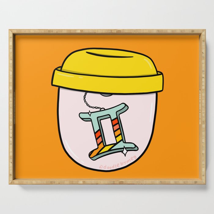 Gemini Keychain Serving Tray Gallery Image 1