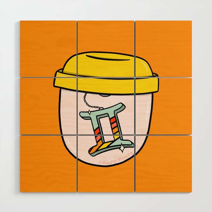 Gemini Keychain Wood Wall Art Gallery Image 1