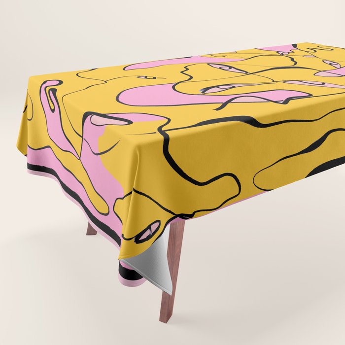 Abstract Figures 3 Tablecloth Gallery Image 1