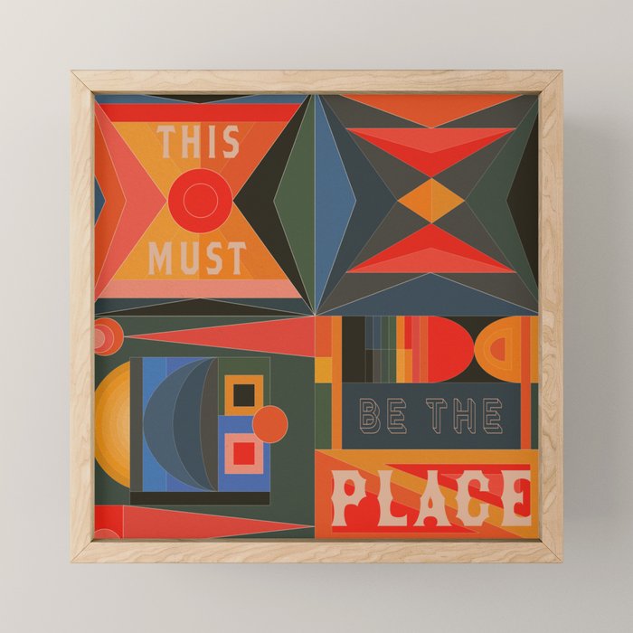 this must be the place Mini Art Print Gallery Image 1