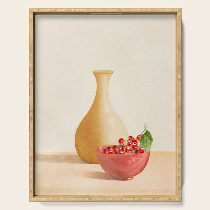 Cherries II Serving Tray Gallery Image 1