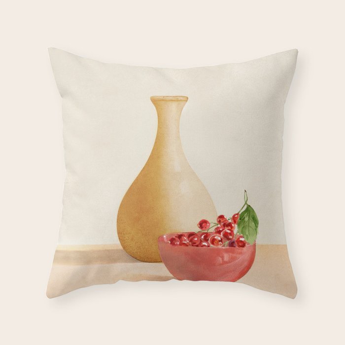 Cherries II Throw Pillow Gallery Image 6