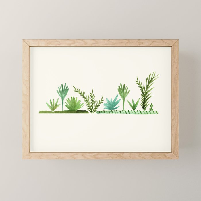 Santa Fe Desert Garden Painting Mini Art Print Gallery Image 1