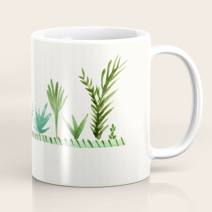 Santa Fe Desert Garden Painting Coffee Mug Gallery Image 1