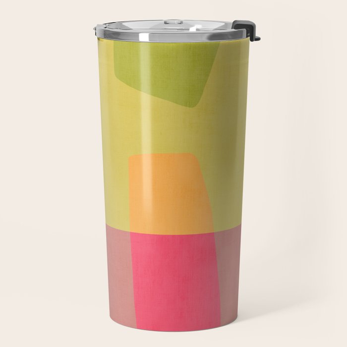 Mid-Century Modern Abstract Shapes I Travel Mug Gallery Image 2