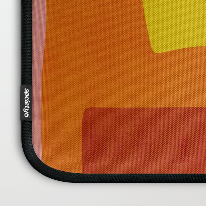 Mid-Century Modern Abstract Shapes I Laptop Sleeve Gallery Image 3