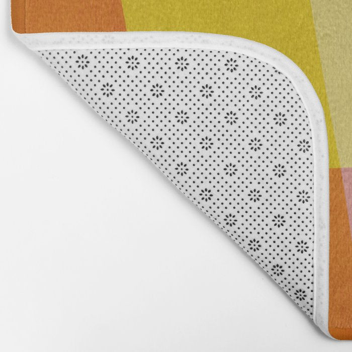Mid-Century Modern Abstract Shapes I Bath Mat Gallery Image 2