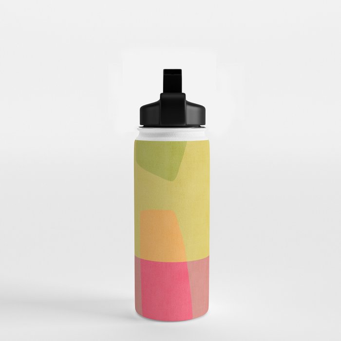 Mid-Century Modern Abstract Shapes I Water Bottle Gallery Image 2