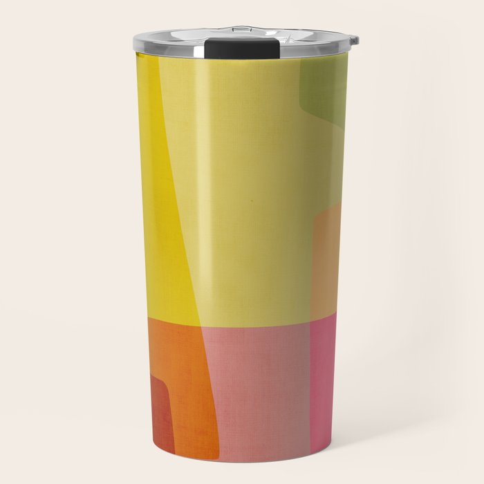 Mid-Century Modern Abstract Shapes I Travel Mug Gallery Image 1