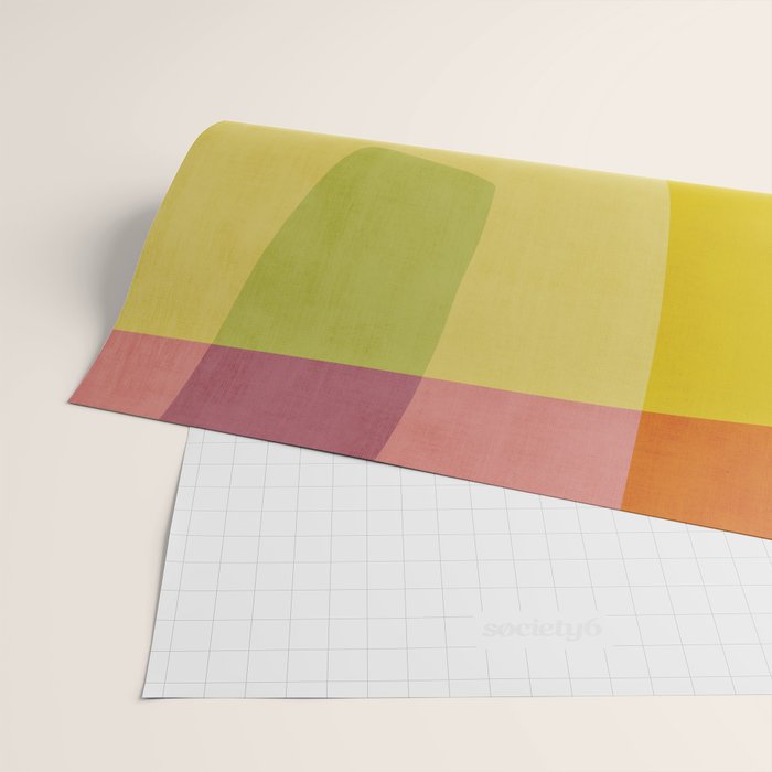 Mid-Century Modern Abstract Shapes I Wrapping Paper Gallery Image 2