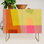Mid-Century Modern Abstract Shapes I Credenza Gallery Image 1