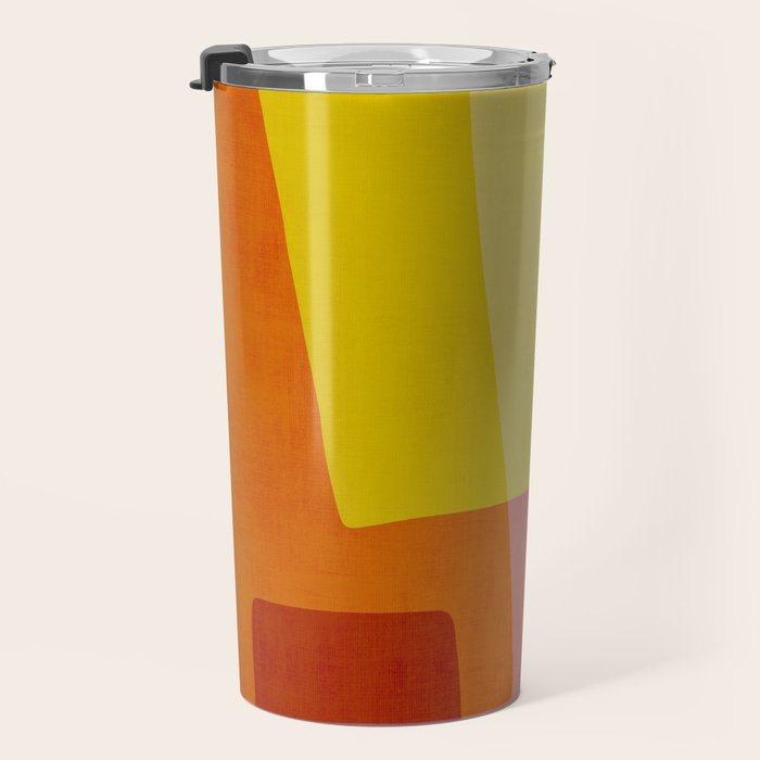 Mid-Century Modern Abstract Shapes I Travel Mug Gallery Image 3