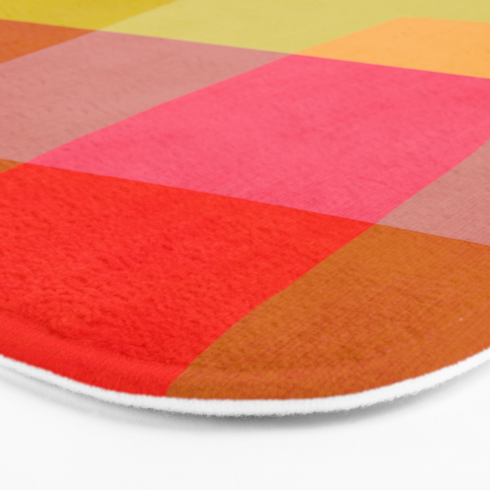 Mid-Century Modern Abstract Shapes I Bath Mat Gallery Image 3