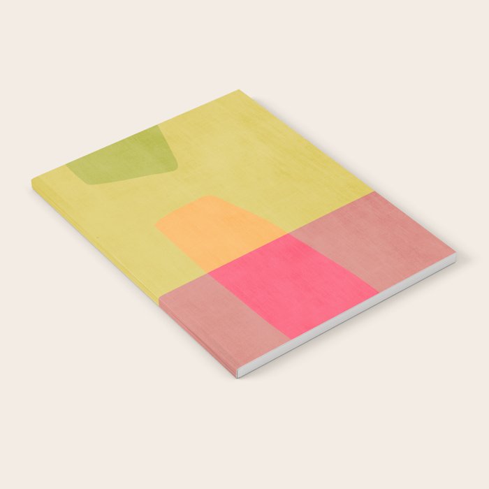 Mid-Century Modern Abstract Shapes I Notebook