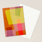 Mid-Century Modern Abstract Shapes I Stationery Card Gallery Image 2