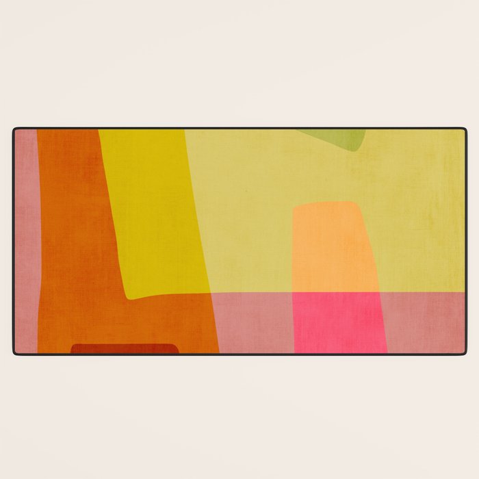 Mid-Century Modern Abstract Shapes I Desk Mat Gallery Image 3