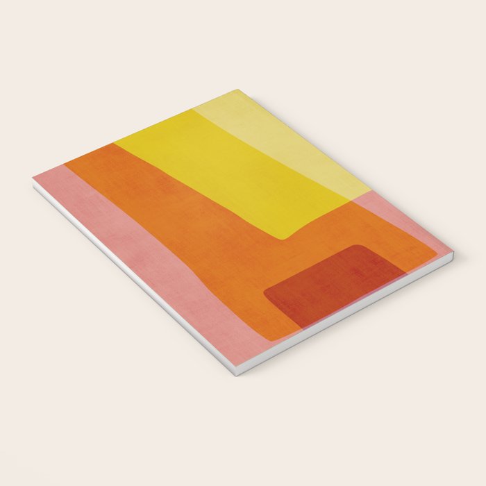 Mid-Century Modern Abstract Shapes I Notebook Gallery Image 3