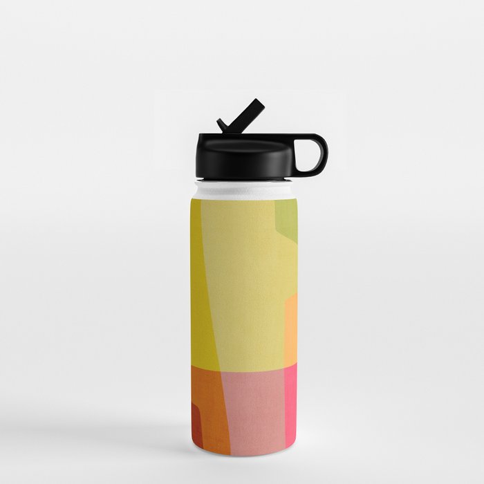 Mid-Century Modern Abstract Shapes I Water Bottle Gallery Image 1