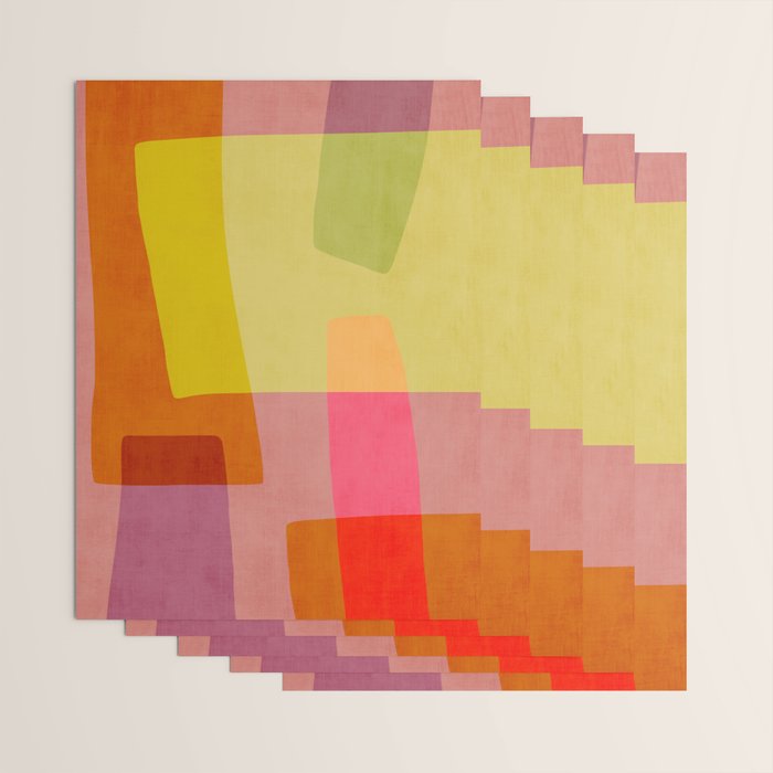 Mid-Century Modern Abstract Shapes I Wrapping Paper Gallery Image 3