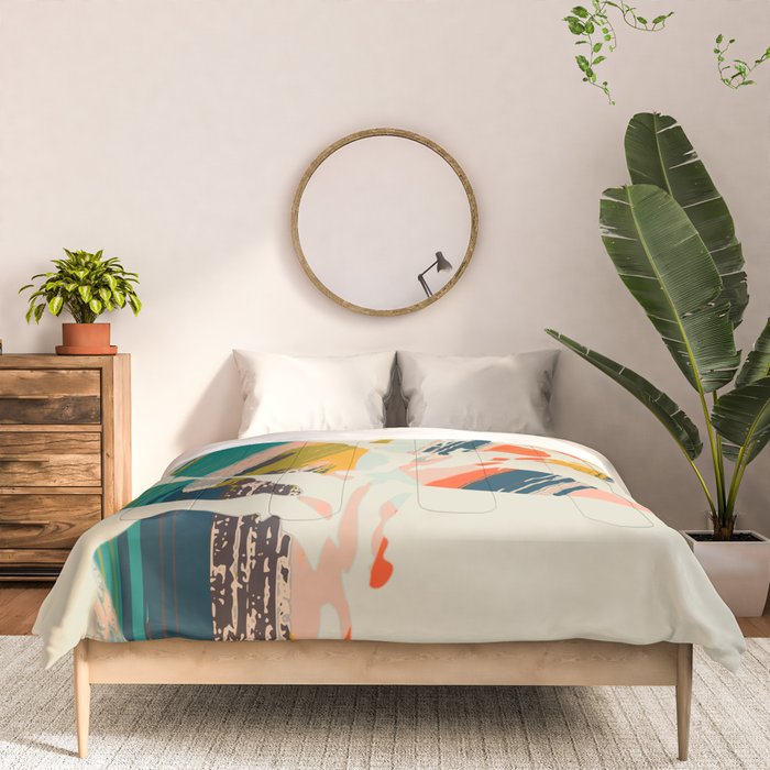 Colorful Poplar tree leaf Comforter Gallery Image 3