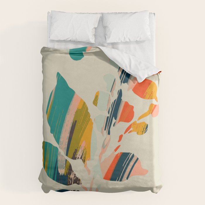 Colorful Poplar tree leaf Duvet Cover Gallery Image 6