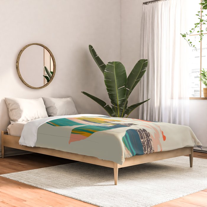 Colorful Poplar tree leaf Comforter Gallery Image 2