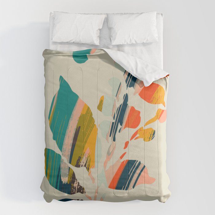 Colorful Poplar tree leaf Comforter Gallery Image 1