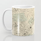 Vintage Map of London England (1901) Coffee Mug Gallery Image 3