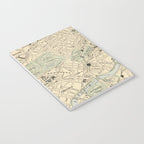 Vintage Map of London England (1901) Notebook Gallery Image 3
