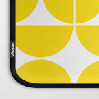 Mid Century Modern Geometric 04 Lemon Yellow Laptop Sleeve Gallery Image 3