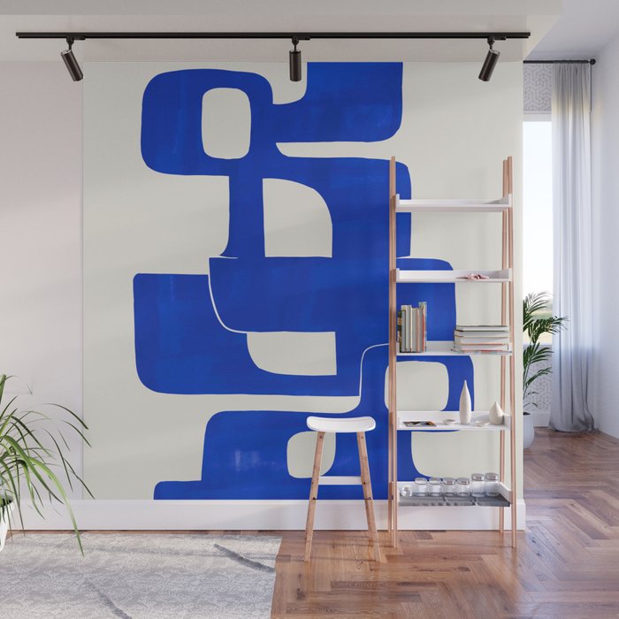 Modern Abstract Shapes 102 Wall Mural Gallery Image 1