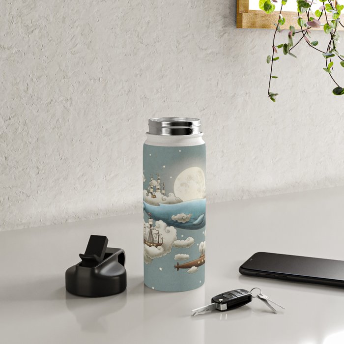 Ocean Meets Sky Water Bottle Gallery Image 4