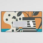 Teapot Garden 6 Desk Mat Gallery Image 1