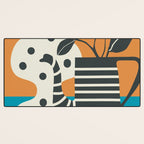 Teapot Garden 6 Desk Mat Gallery Image 3