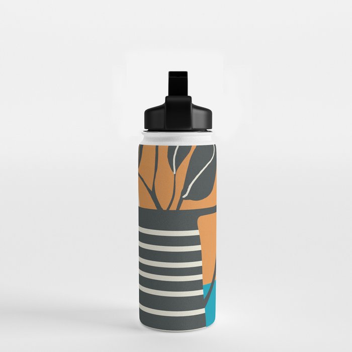 Teapot Garden 6 Water Bottle Gallery Image 2