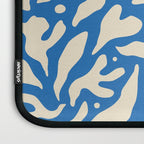 Abstract blue flower petal nature art pattern Laptop Sleeve Gallery Image 3