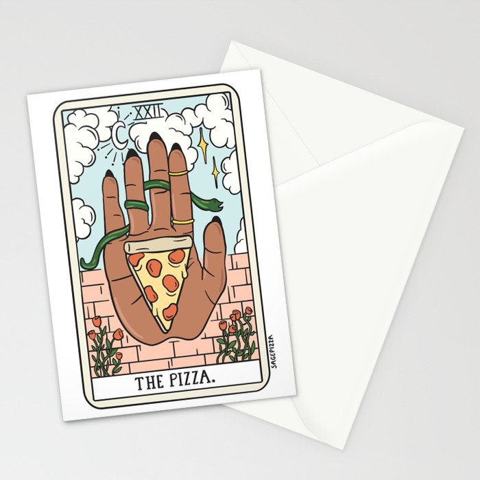 PIZZA READING (DARK) Stationery Card Gallery Image 2