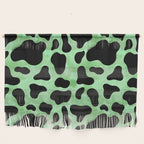 Mint Cow Print Wall Hanging Gallery Image 1