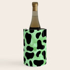 Mint Cow Print Wine Chiller Gallery Image 1