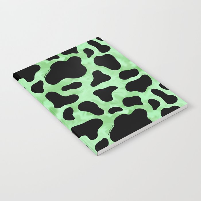 Mint Cow Print Notebook Gallery Image 2