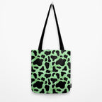 Mint Cow Print Tote Bag Gallery Image 2