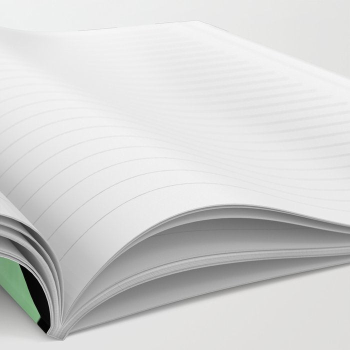 Mint Cow Print Notebook Gallery Image 2