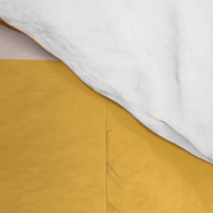 Mid Century Modern Scandinavian Geometric Abstract 354 Pink Yellow and Orange Comforter Gallery Image 4
