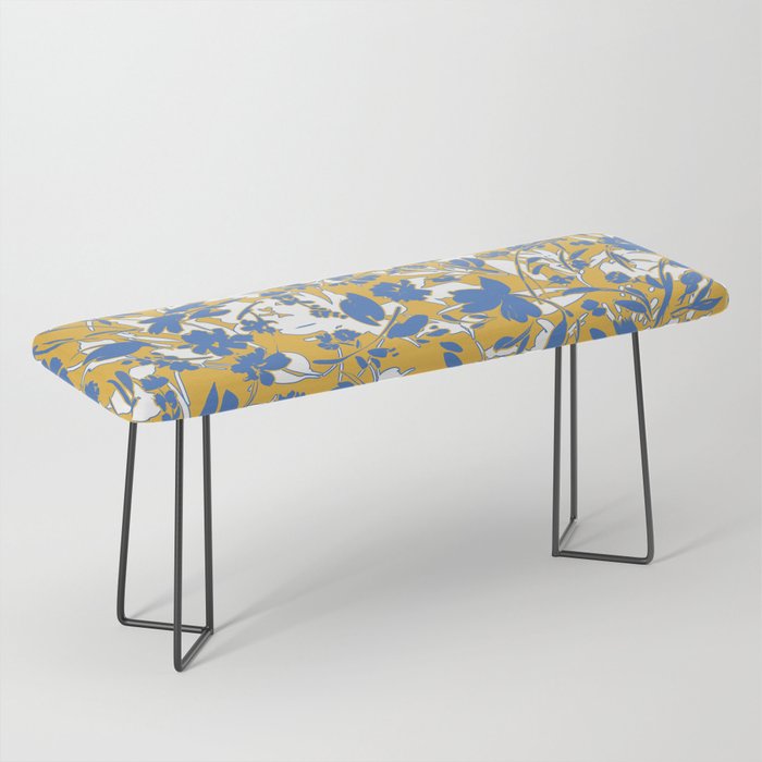 Simplistic silhouette flowers YB Bench Gallery Image 1