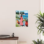 Red Dress by the Sea Poster Gallery Image 2