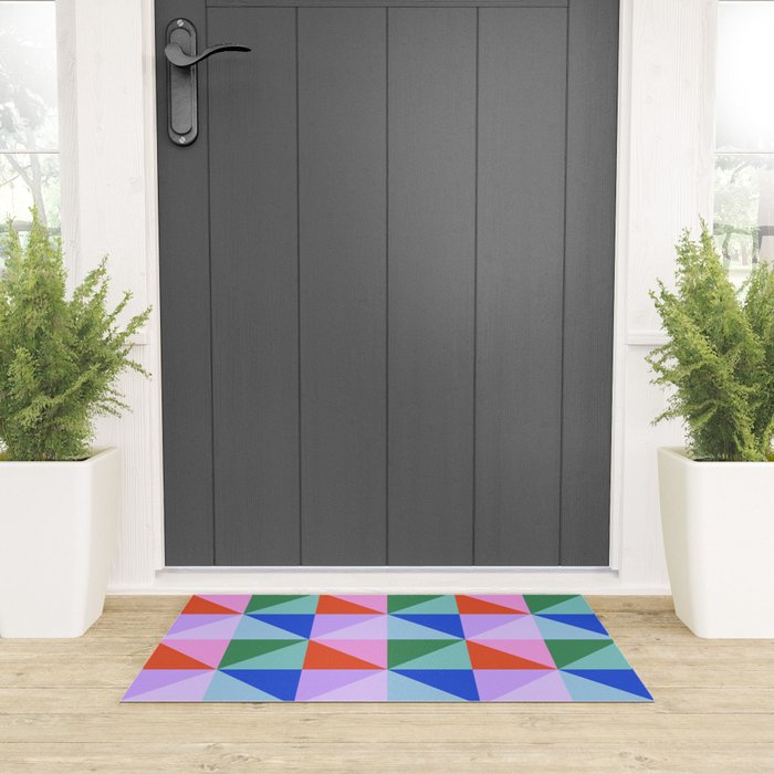 Kaleidoscope - brights Welcome Mat Gallery Image 3