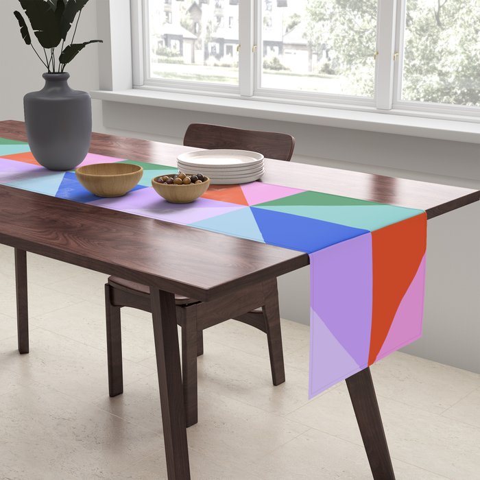 Kaleidoscope - brights Table Runner Gallery Image 2
