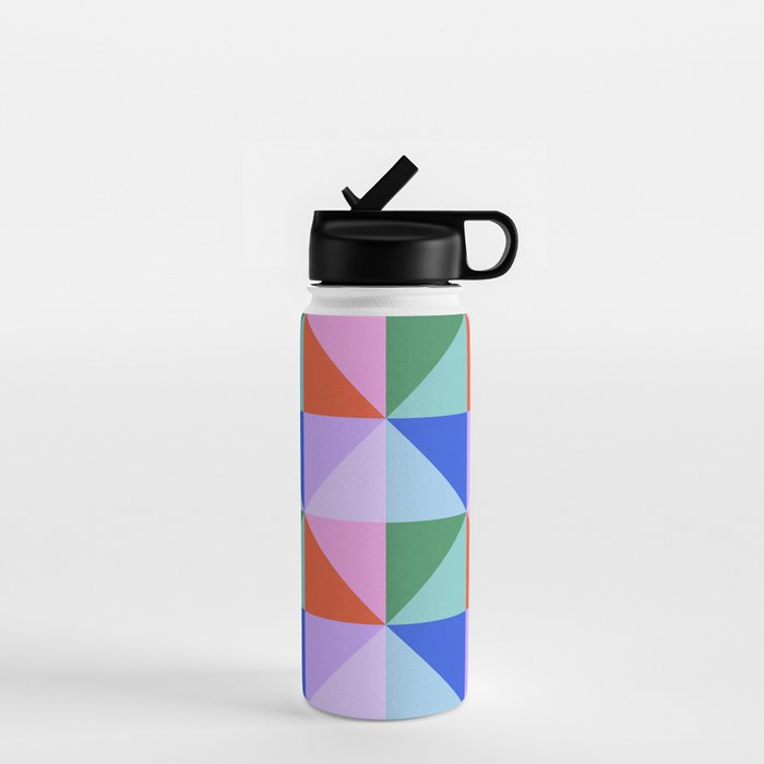 Kaleidoscope - brights Water Bottle Gallery Image 1