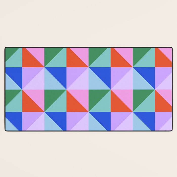 Kaleidoscope - brights Desk Mat Gallery Image 3