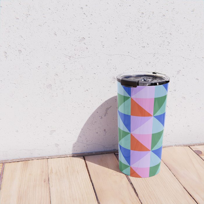 Kaleidoscope - brights Travel Mug Gallery Image 4